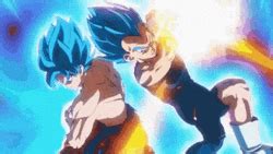 Goku Vs Vegeta Kamehameha Vs Galick Gun Gif