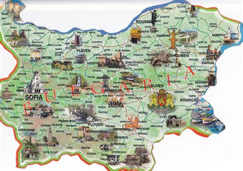 Bulgaria Attractions Map