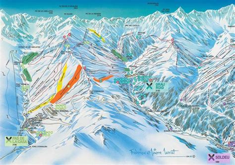 Pas de la Casa / Grau Roig Piste Map | J2Ski