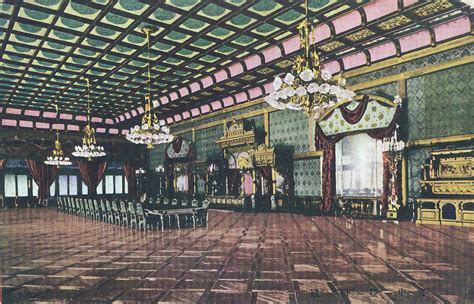 Imperial Palace (Meiji Palace) interiors, Tokyo, c. 1920. | Old Tokyo