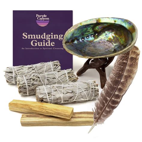 Buy Purple Canyon Smudge Kit (Beginner's Gift Set) - 3 White Sage ...