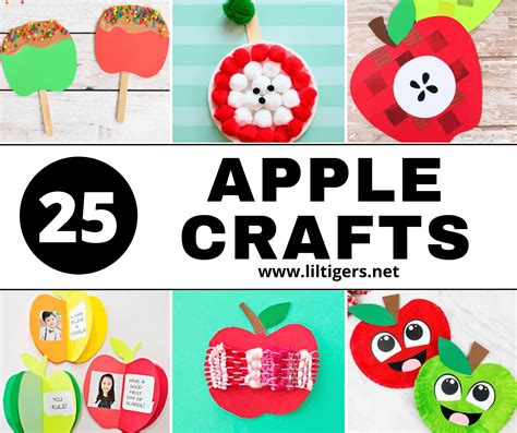 50 Easy Preschool Apple Crafts - Lil Tigers Lil Tigers