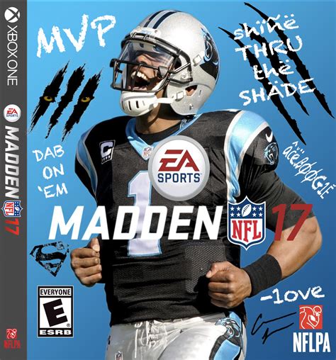 Cam Newton Custom Madden 17 Cover [OC] : r/panthers