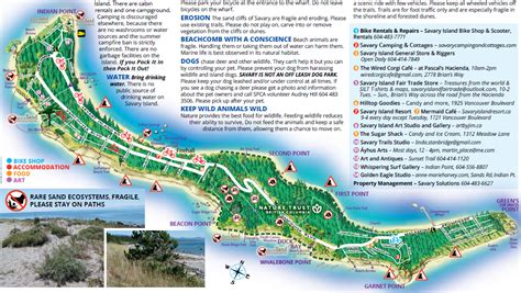 Savary Island Visitor Map — Savary Island Land Trust