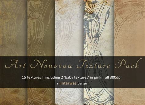 Art nouveau texture pack by jinterwas on DeviantArt