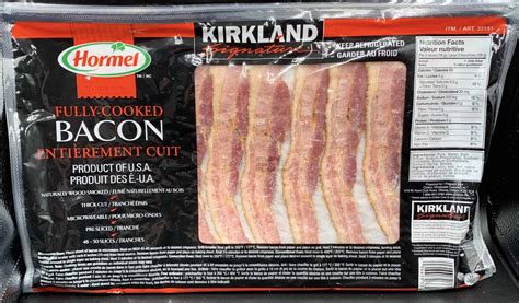 Hormel Black Label Fully Cooked Bacon Nutrition | Besto Blog