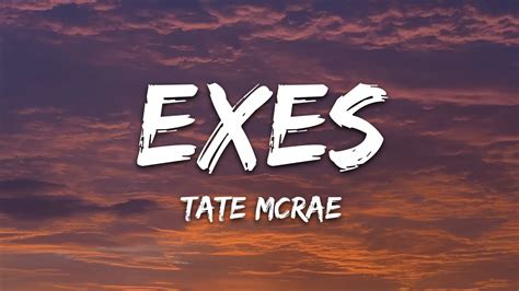 Tate McRae - exes (Lyrics) - YouTube