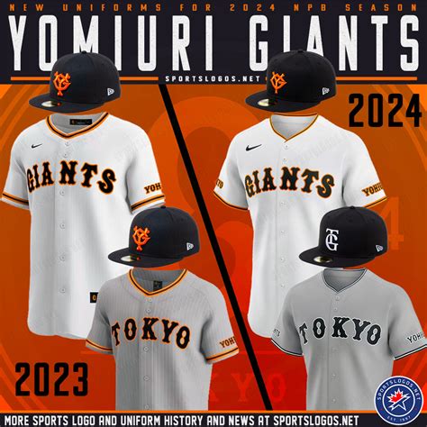 Yomiuri Giants Unveil New Uniforms for 2024, 90th Anniversary Logo ...