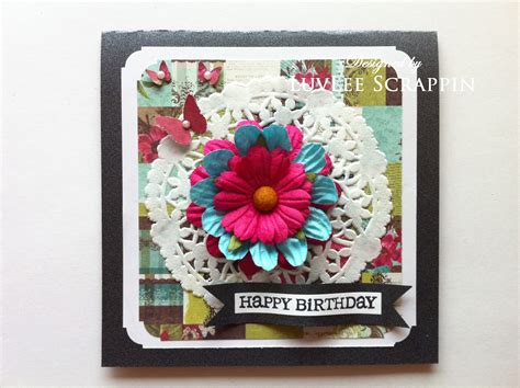 LuvLee Scrappin: Happy Birthday Card