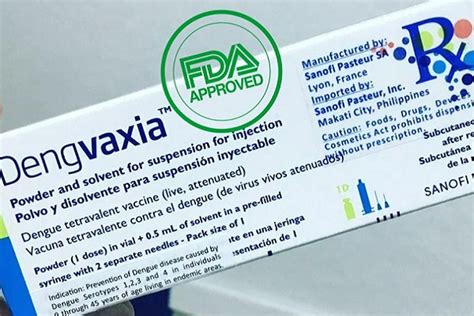 Sanofi’s Dengue Vaccine Gets FDA Nod But Conditions Apply; Dengvaxia Is World’s First Vaccine ...