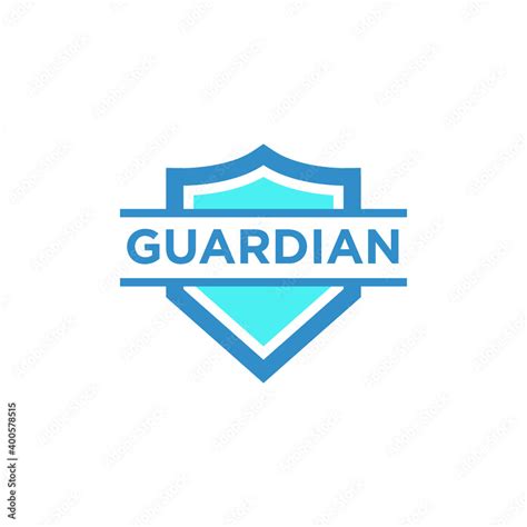 shield guardian logo. Security company logo ready to use. Abstract symbol of security. Shield ...