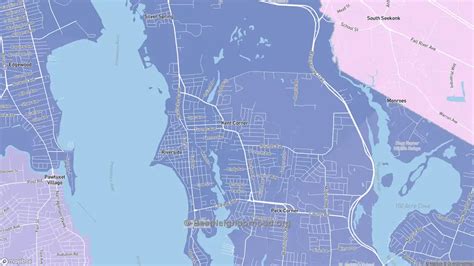 Kent Corner, Riverside, RI Political Map – Democrat & Republican Areas in Kent Corner ...