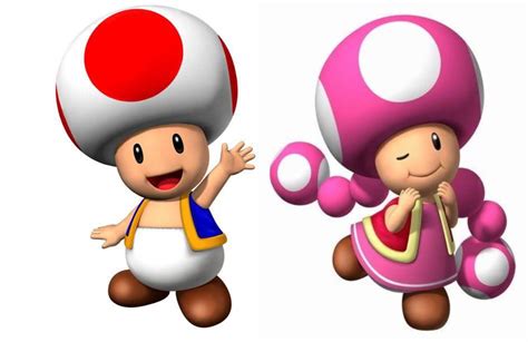 Pink Toad From Mario