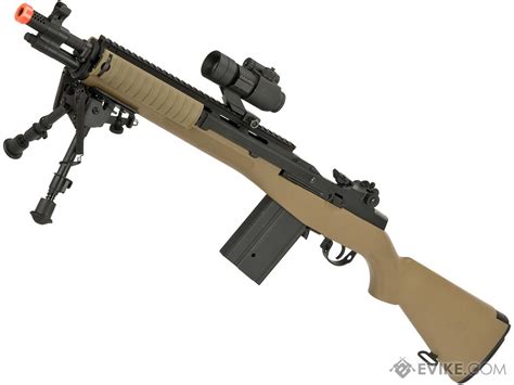 Matrix Field Ops Series M14 SOCOM Airsoft AEG Package by CYMA (Color: Tan), Airsoft Guns ...