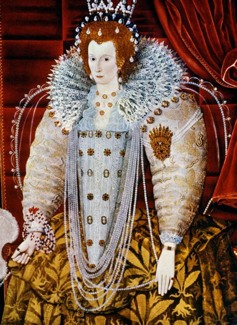 Queen Elizabeth I. /N(1533-1603). Queen Of England, 1558-1603. Oil On ...