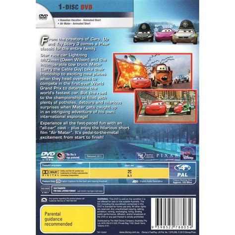 Disney Cars 2 - Disney Pixar Collection DVD | BIG W in 2022 | Pixar ...