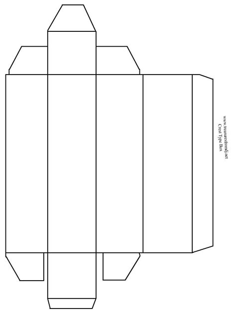 #largebox | Box template printable, Box template, Gift box template