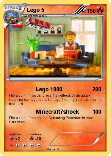 Pokémon Lego 5 1 1 - Lego 1000 - My Pokemon Card