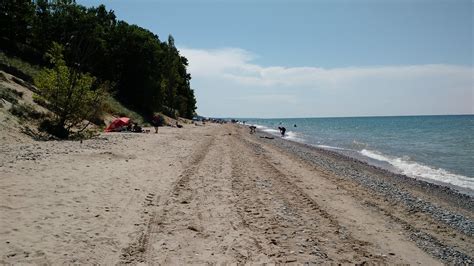Lake Michigan beach #2 | Looking back south toward the Van B… | Flickr