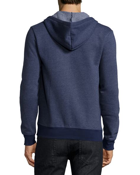 Lyst - Original Penguin Zip-up Hoodie in Blue for Men