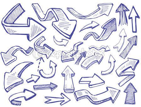 Vector arrows | Graffiti lettering, Arrow drawing, Hand drawn arrows