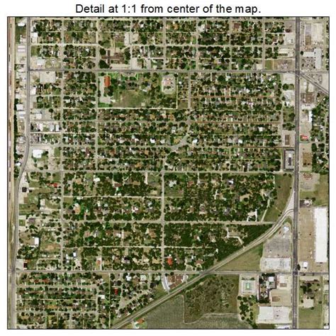 Aerial Photography Map of Kingsville, TX Texas