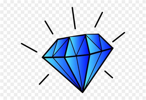 Diamond Clipart Dimond Pencil And In Color Diamond - Blue Diamond Clip ...