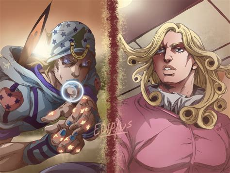 Johnny Joestar vs Funny Valentine by EDIPTUS on DeviantArt | Jojo's ...