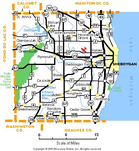 Sheboygan Wi Map | Adriftskateshop