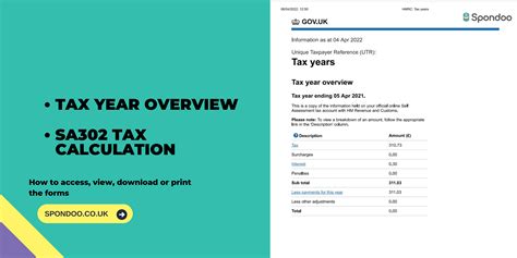 Difference between sa302 and tax year overview – what you provide your mortgage provider