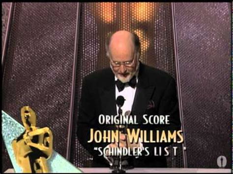 John Williams delivers his speech after winning... | From Director Steven Spielberg