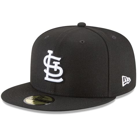 New Era St. Louis Cardinals Black Basic 59FIFTY Fitted Hat