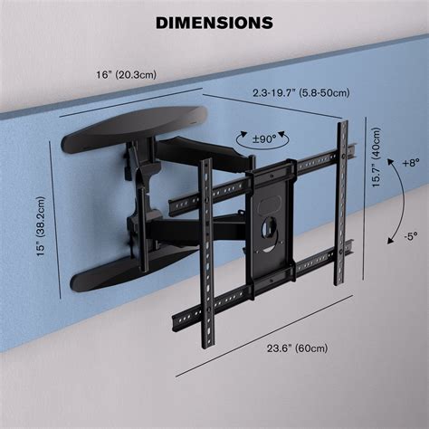 Promounts MA641 42-Inch to 85 Inch Extra-Large Articulating TV Wall Mo