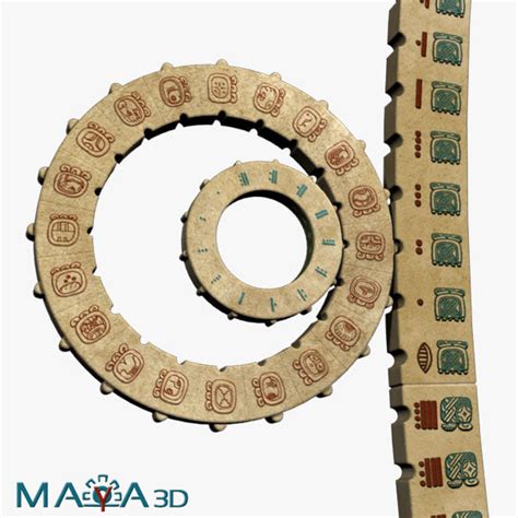 3d calendar tzolkin