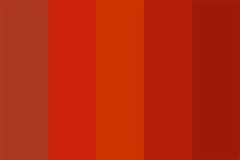 Chinese Red Dark Color Palette