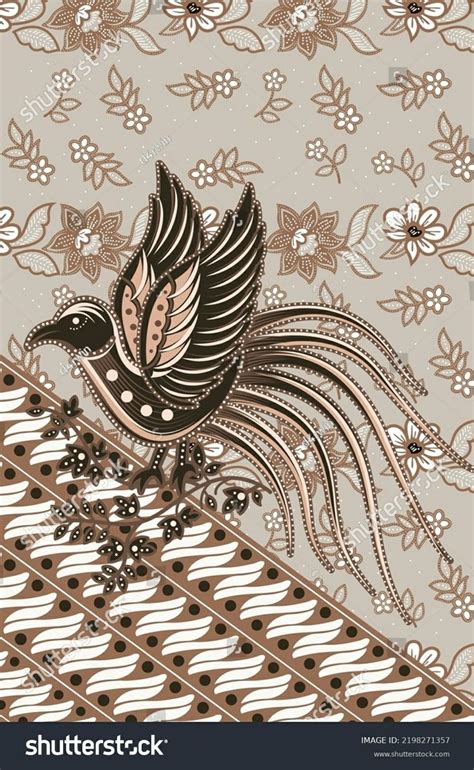 Traditional Batik Pattern from Indonesia Vector Illustration. Batik ...