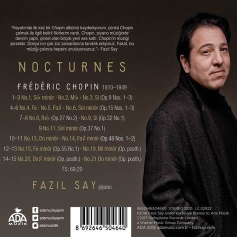 Fazıl Say: Chopin: Nocturnes - CD | Opus3a