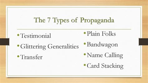 Types Of Propaganda By DigitalArt2020 On DeviantArt, 53% OFF