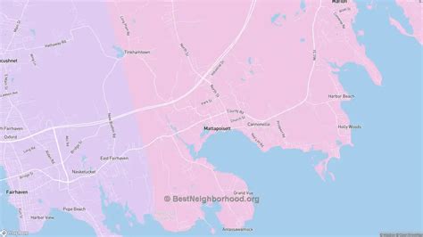 Mattapoisett, MA Political Map – Democrat & Republican Areas in ...