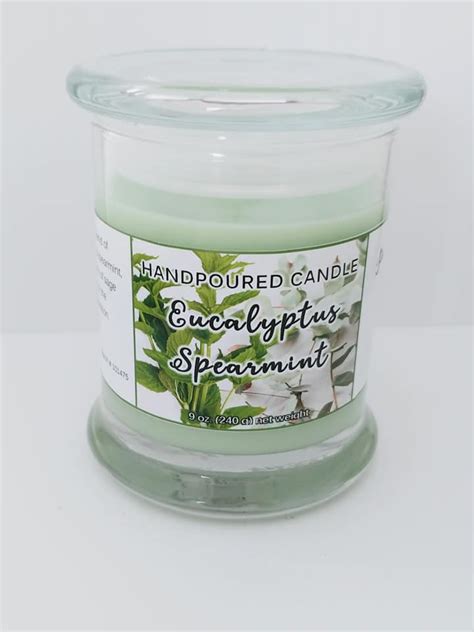 Eucalyptus & Spearmint - Handpoured Candle – Smellum Goodies