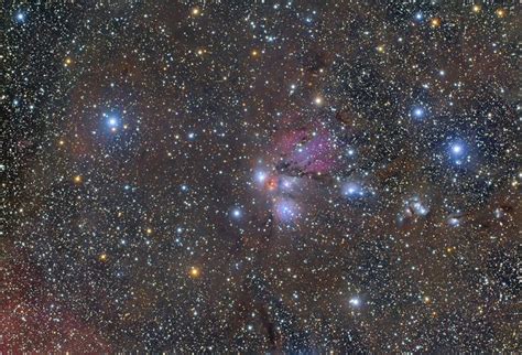 NGC 2170, the Angel Nebula in Monoceros | Nebula, Colour camera, Rocks and crystals