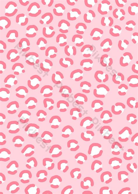 Cute Girly Bright Leopard Print Fashion Style Pink White Background | PSD Backgrounds Free ...