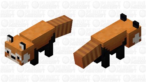 Red Panda Minecraft Mob Skin