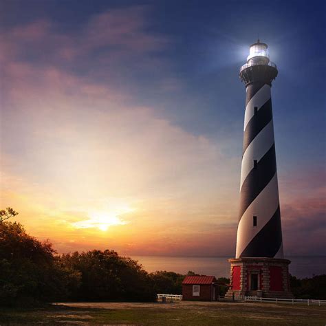 Cape Hatteras Lighthouse Sunset Wall Art | Photography