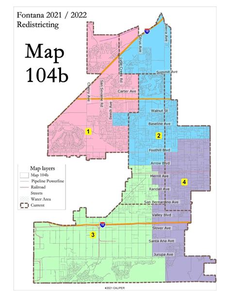 Fontana City Council selects map for redistricting purposes | News ...