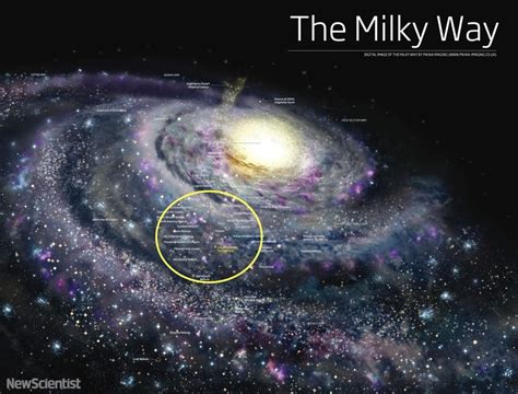 Earth In The Milky Way Galaxy Map