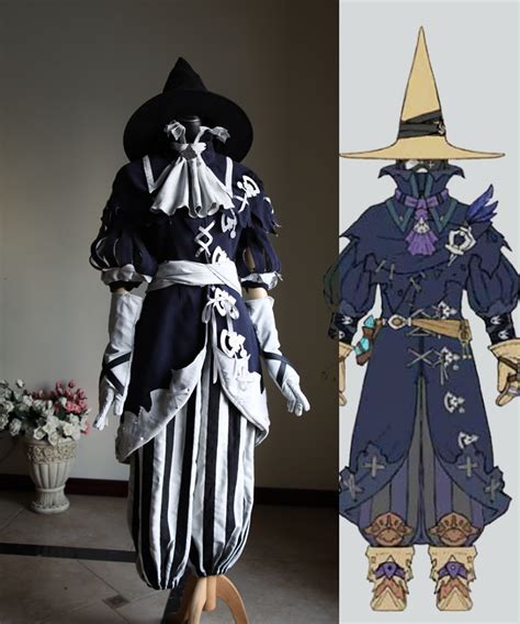 Final Fantasy XIV Cosplay, Black Mage Costume - Fanplusfriend Costume Store