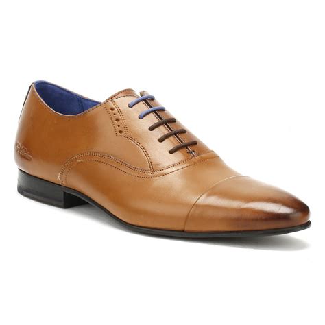 Ted Baker Mens Tan Leather Murain Shoes Men's Smart / Formal Shoes In ...