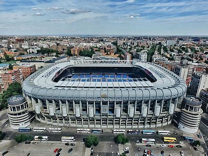 1920x1080px | free download | HD wallpaper: Real Madrid stadium, building, arena, field, pitch ...