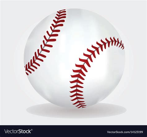 Baseball ball Royalty Free Vector Image - VectorStock